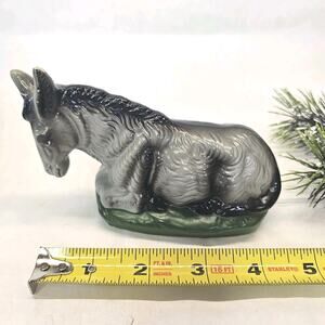 Vintage Large Nativity Donkey sitting 4.5" Replacement Japan Composition Stable